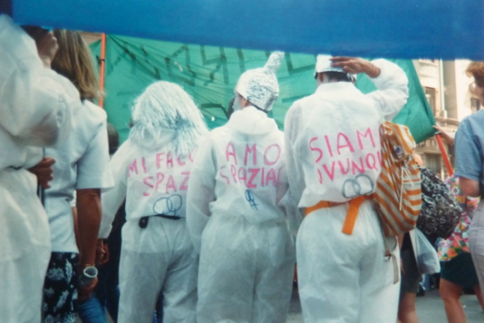 1996 2.Visibilia al Napoli Gay Pride-Siamo ovunque